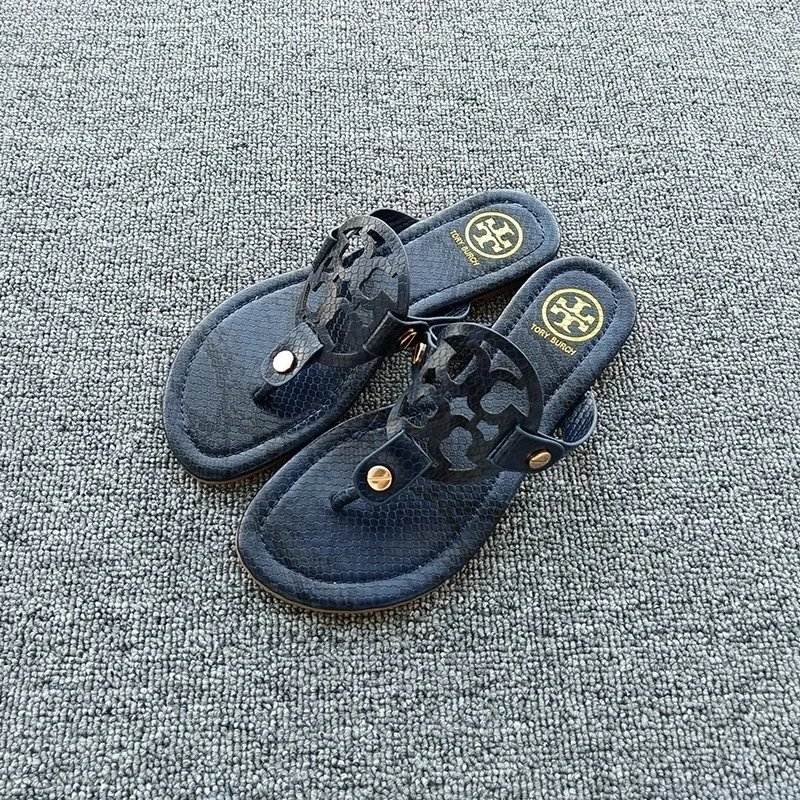 Blue snake skin TB leather