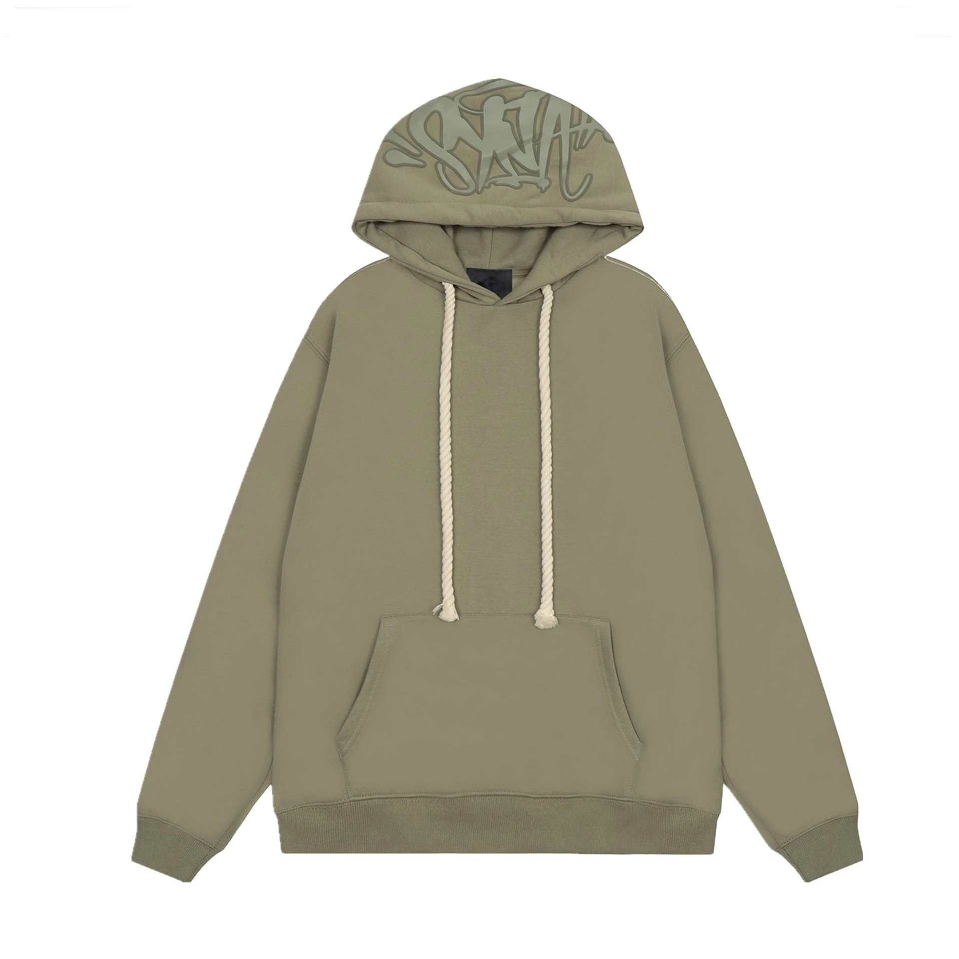 Military green hoodie